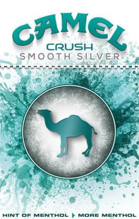 CAMEL CRUSH SMOOTH SILVER HINT OF MENTHOL MORE MENTHOL trademark