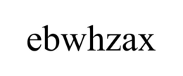 EBWHZAX trademark