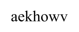 AEKHOWV trademark