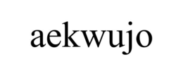 AEKWUJO trademark