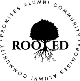 ROOTED PROMISES ALUMNI COMMUNITY trademark