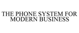 THE PHONE SYSTEM FOR MODERN BUSINESS trademark