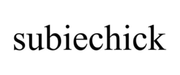 SUBIECHICK trademark