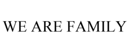 WE ARE FAMILY trademark