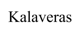 KALAVERAS trademark