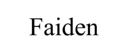 FAIDEN trademark