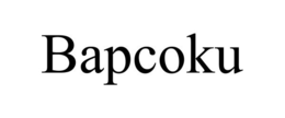 BAPCOKU trademark