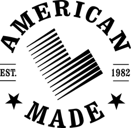 L AMERICAN MADE EST. 1982 trademark
