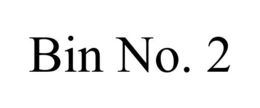 BIN NO. 2 trademark