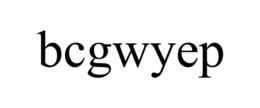 BCGWYEP trademark