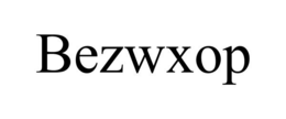BEZWXOP trademark