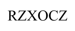 RZXOCZ trademark