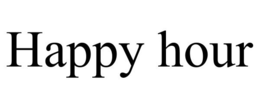 HAPPY HOUR trademark