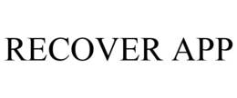 RECOVER APP trademark