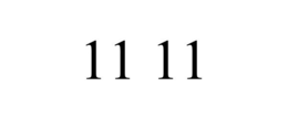 11 11 trademark