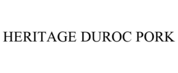 HERITAGE DUROC PORK trademark