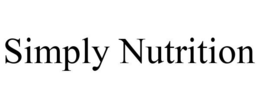 SIMPLY NUTRITION trademark