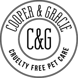 C&G COOPER & GRACIE CRUELTY FREE PET CARE trademark