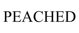 PEACHED trademark
