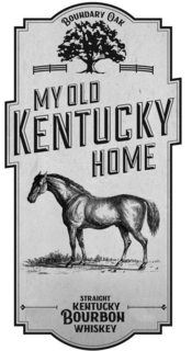 BOUNDARY OAK MY OLD KENTUCKY HOME STRAIGHT KENTUCKY BOURBON WHISKEY trademark