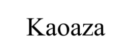 KAOAZA trademark
