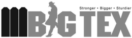 BIG TEX STRONGER · BIGGER · STURDIER trademark