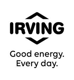 IRVING GOOD ENERGY. EVERY DAY. trademark