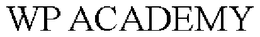 WP ACADEMY trademark