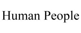 HUMAN PEOPLE trademark