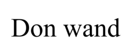 DON WAND trademark