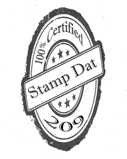 STAMPDAT 100% CERTIFIED 209 trademark