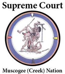 SUPREME COURT MUSCOGEE (CREEK) NATION trademark