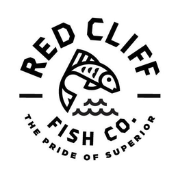 RED CLIFF FISH CO. THE PRIDE OF SUPERIOR trademark