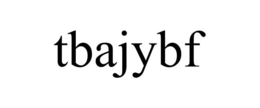 TBAJYBF trademark