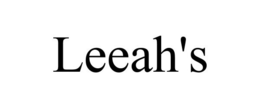 LEEAH'S trademark