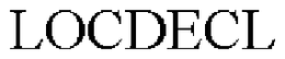 LOCDECL trademark