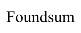 FOUNDSUM trademark