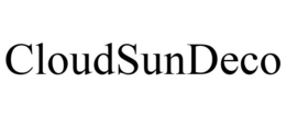 CLOUDSUNDECO trademark