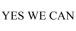 YES WE CAN trademark