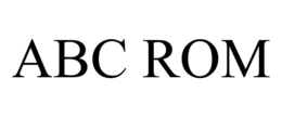 ABC ROM trademark