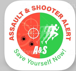 ASSAULT & SHOOTER ALERT A&S SAVE YOURSELF NOW! trademark