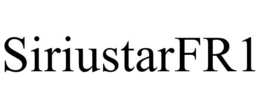 SIRIUSTARFR1 trademark