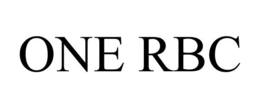 ONE RBC trademark