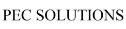 PEC SOLUTIONS trademark