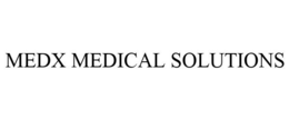 MEDX MEDICAL SOLUTIONS trademark