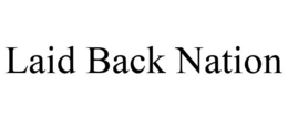 LAID BACK NATION trademark