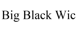 BIG BLACK WIC trademark