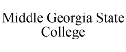 MIDDLE GEORGIA STATE COLLEGE trademark