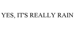 YES, IT'S REALLY RAIN trademark