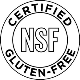 NSF CERTIFIED GLUTEN-FREE trademark